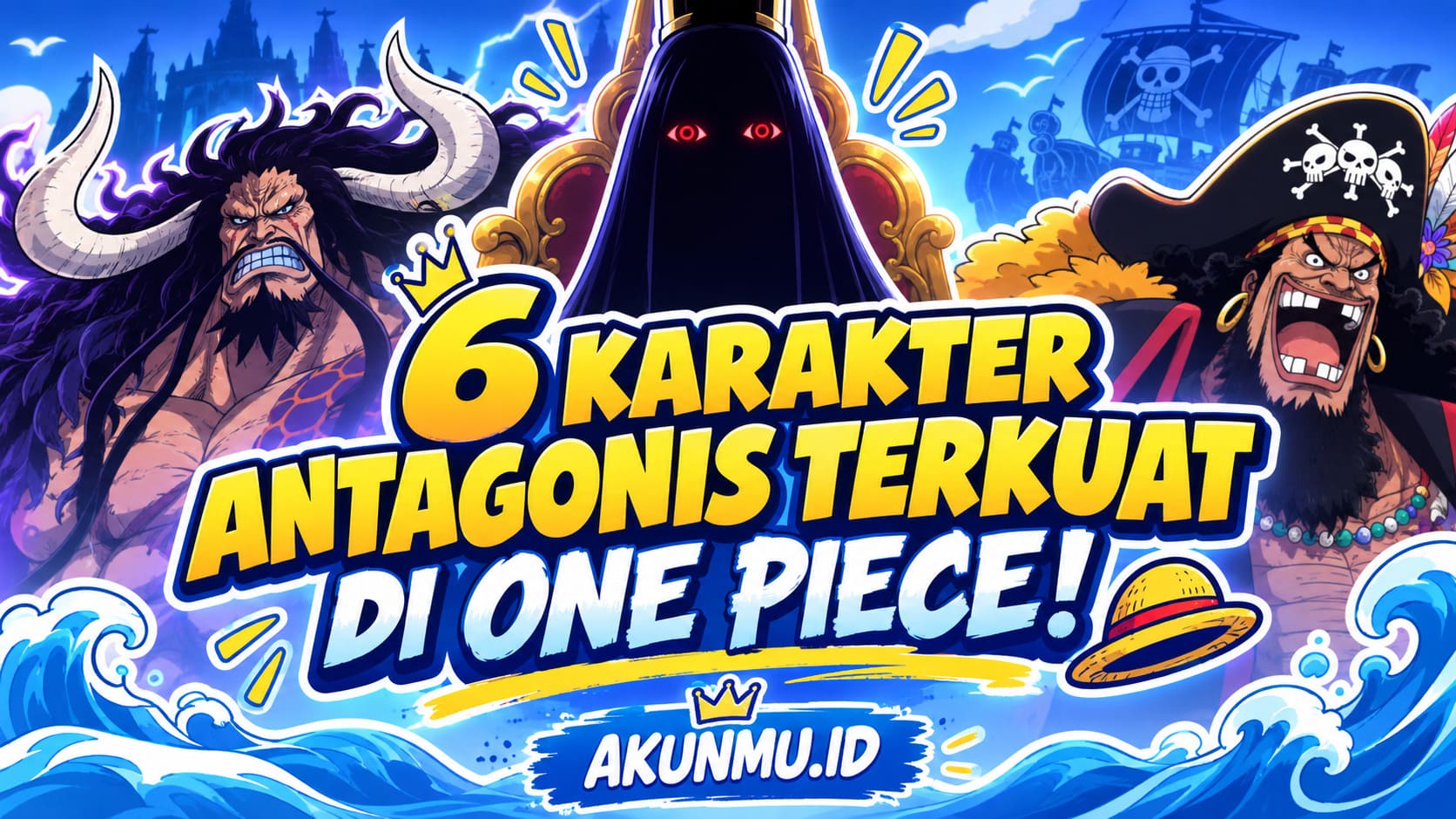 6 Karakter Antagonis Terkuat di One Piece yang Sangat Sulit Dikalahkan