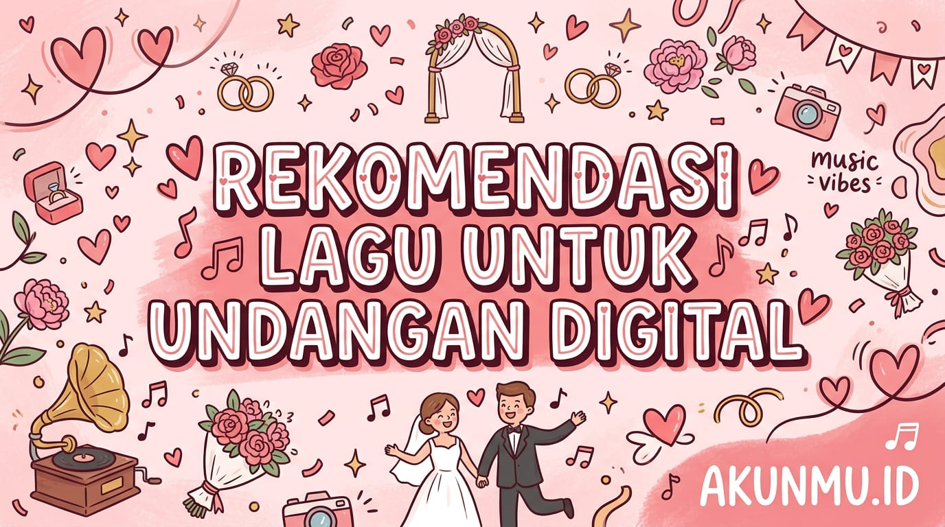 10 Rekomendasi Lagu untuk Undangan Digital yang Bikin Momen Bahagiamu Makin Romantis